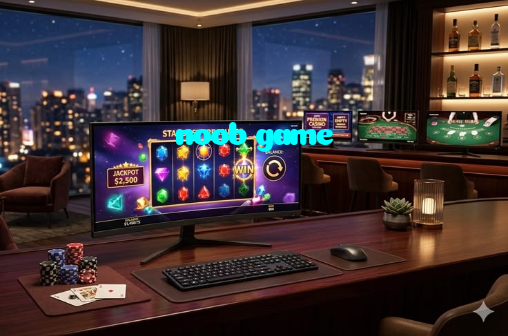 noob game casino presented on mobile device in Pakistan with slots and live games